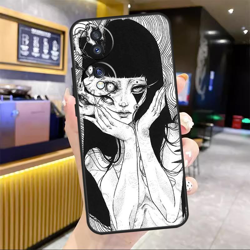 Horror Manga Style For Honor Magic 7 Lite 5 6 8 Pro Case For Honor Win RT X9c X9a X9b X8b X8c 200 400 50 70 90