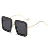 Square Sunglasses European And American Personality Internet Celebrity Versatile Box Glasses Personality Sunglasses Women