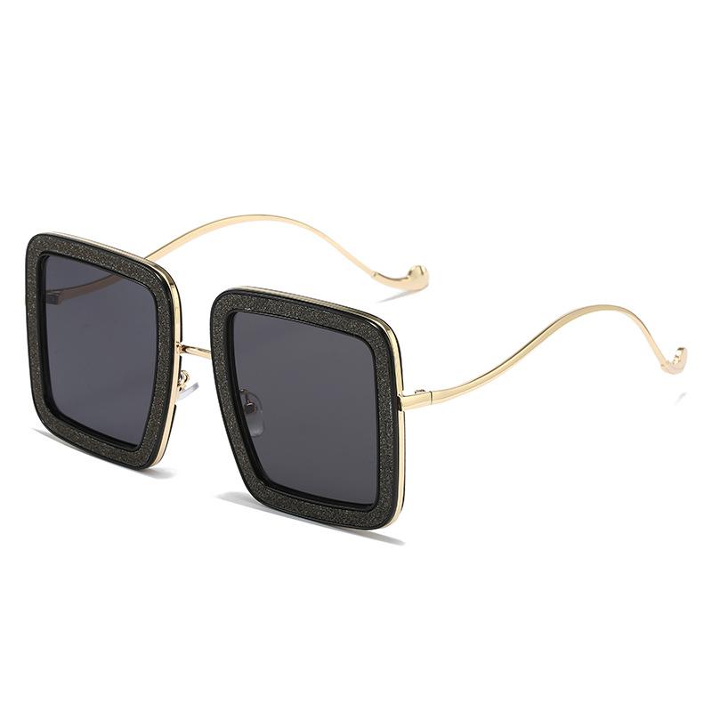 Square Sunglasses European And American Personality Internet Celebrity Versatile Box Glasses Personality Sunglasses Women
