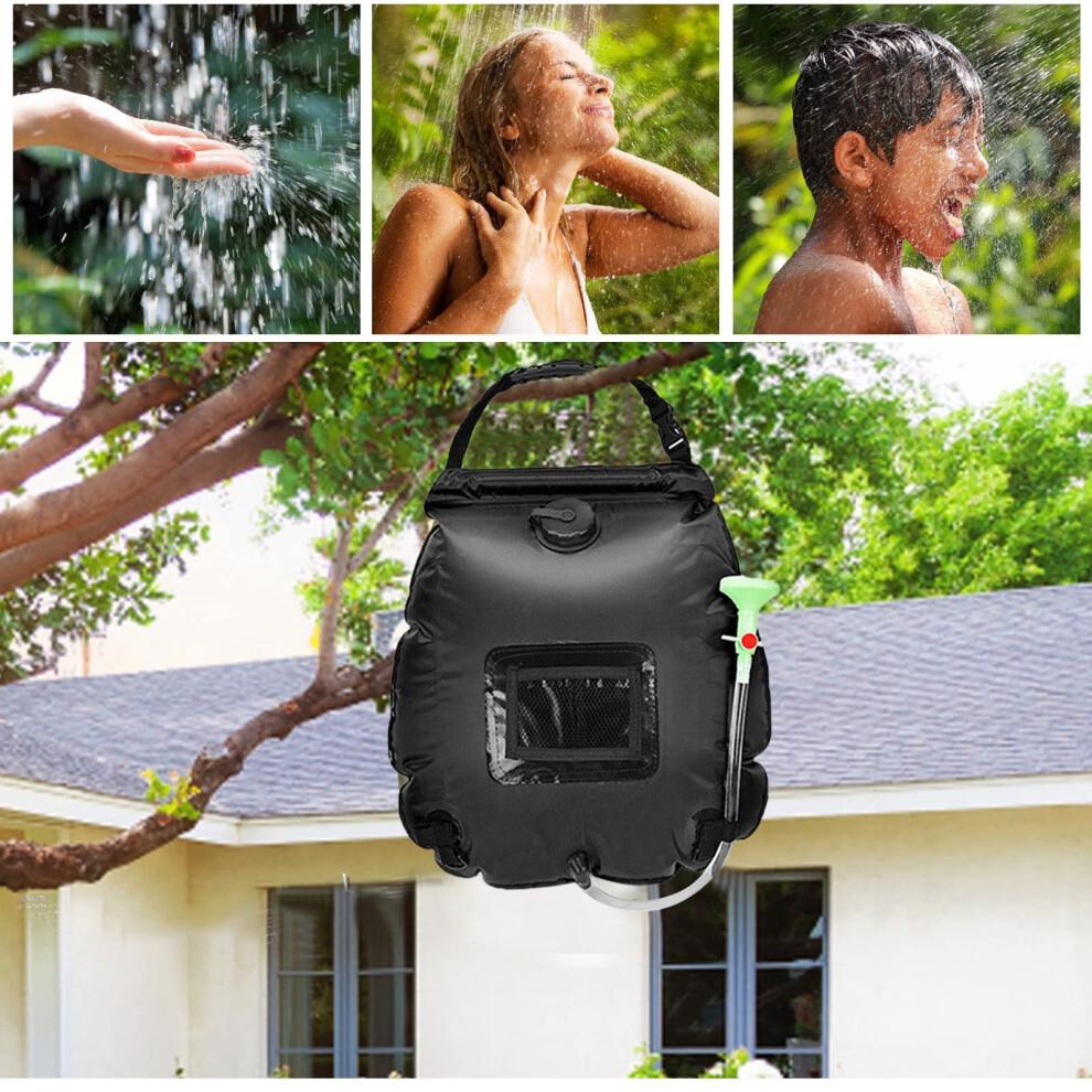 20L Solar Shower Bag – Large Capacity for Camping, Eco-Friendly Solar Heating, Compatible with Outdoor Use