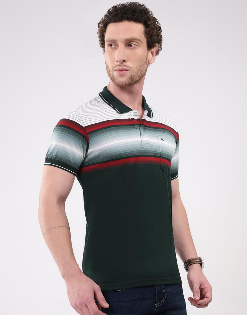 Monte Carlo Men's Collar Half Sleeve T-Shirt