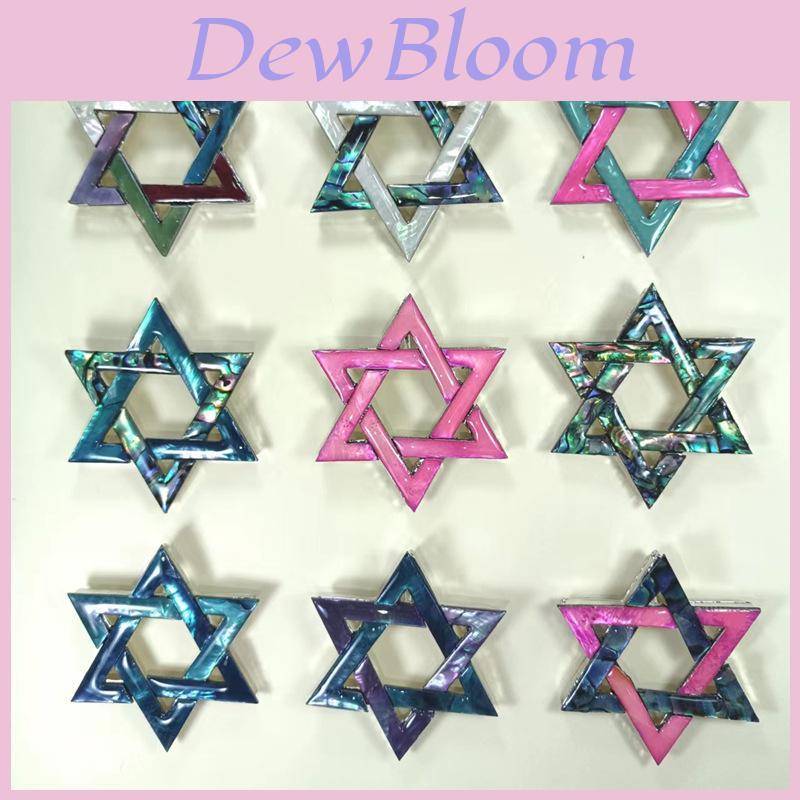 Retro Shell Brooch Pin With Star Shape For Fashion Accessories