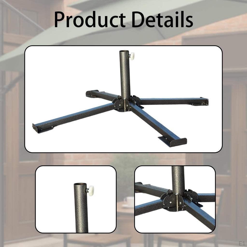 3.5cm-2cm Pole Holder for Lawn Umbrellas In Outdoor Settings