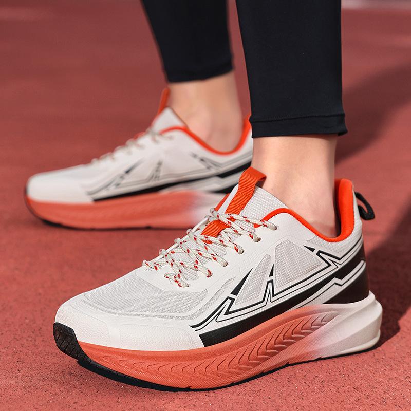 Neue Sneaker mit breitem Kopf atmungsaktive Dämpfung Laufschuhe mit breiter Sohle leicht und bequem Barfußschuhe für breite Füße