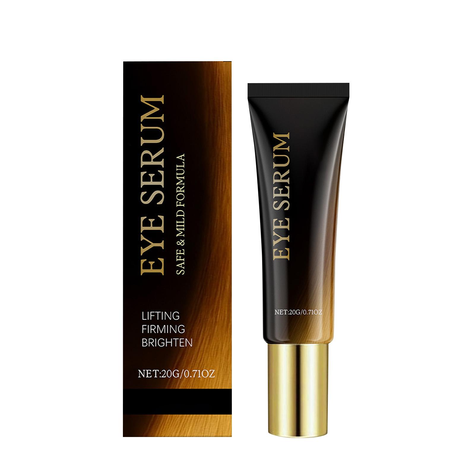 

Сыворотка для глаз с ретинолом и кофеином, Легкий крем для глаз для уменьшения мелких морщин, Увлажняющий крем для глаз от темных кругов One Size белый