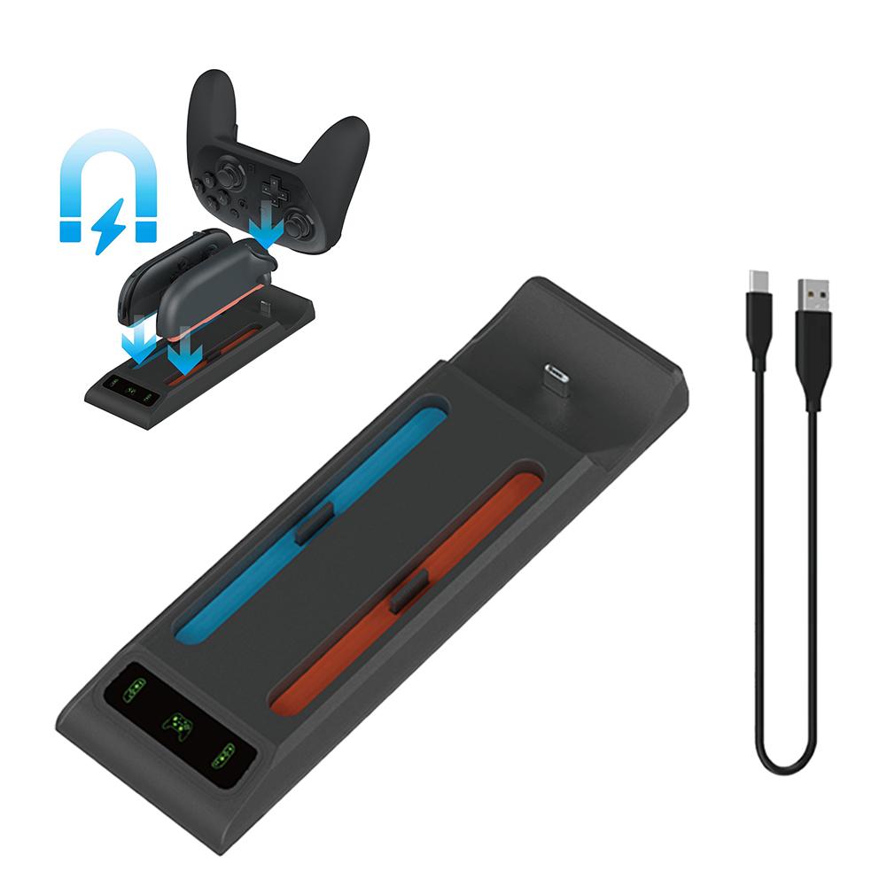 3 In1 Charging Base  For Switch 2/Switch2 PRO Console For NS2 Left And Right Controller With Charging Indicator Light