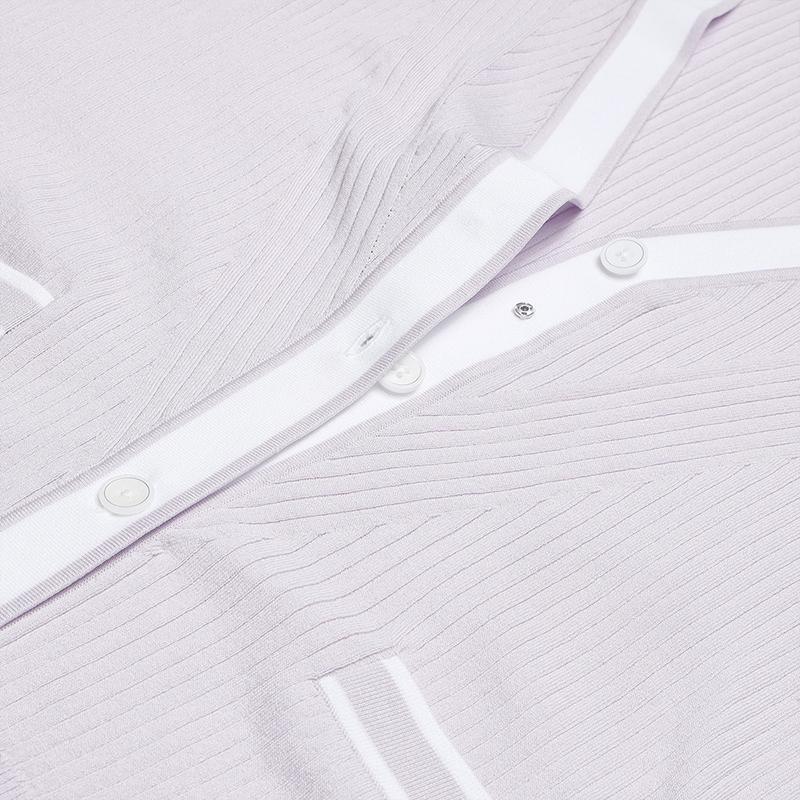 New FILA Golf Series Knitwear Women's Cloud Garment Purple A11W535402FVT