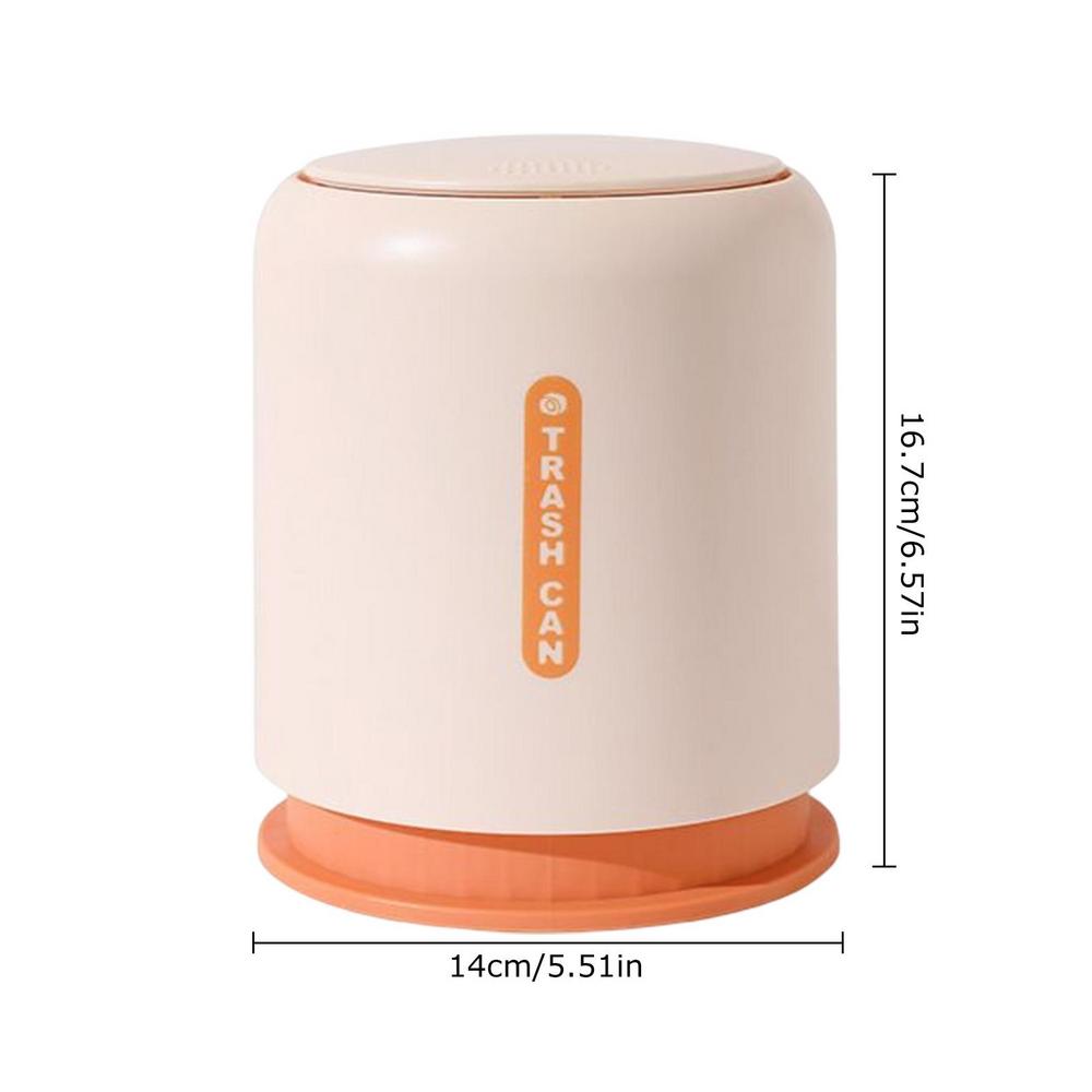 Creative Mini Small Waste Bin Desktop Garbage Basket Home Table Plastic Office Supplies Trash Can Dustbin Sundries Barrel Box