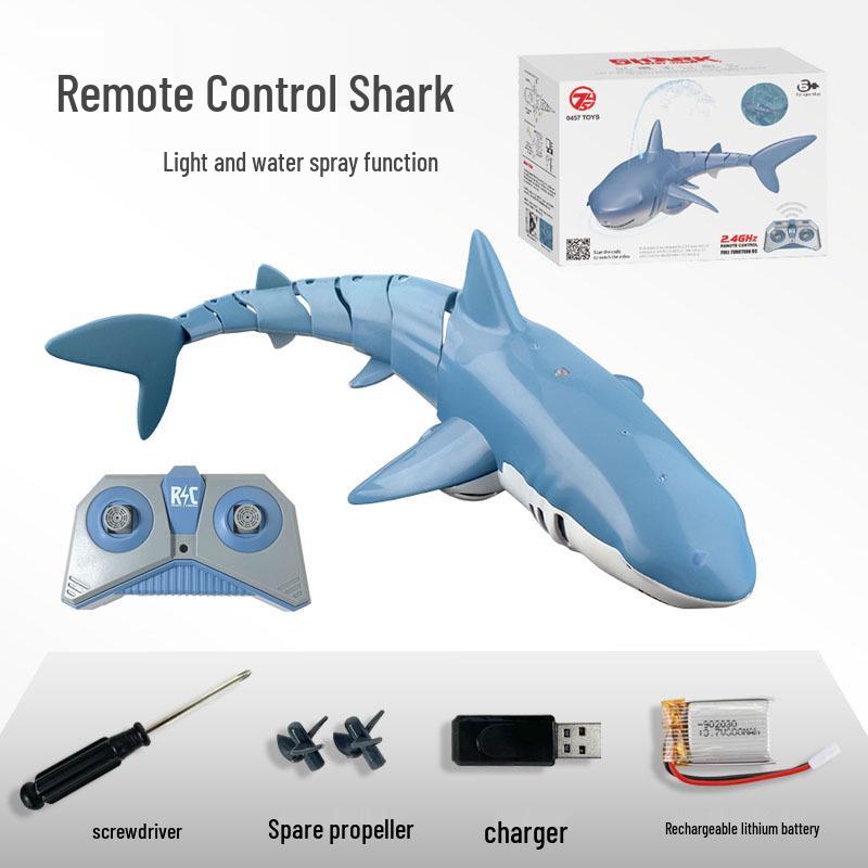 2.4G Rechargeable Remote Control Electric Shark Toy for Kids