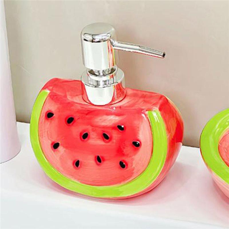 A25F-Badeöl für Handseifenspenderflasche Waschmittel Wassermelonenförmige Kreative Druckpumpspenderflasche
