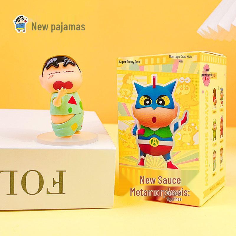 Genuine Crayon Shin-chan Kung Fu Keychain Backpack Pendant Anime Doll