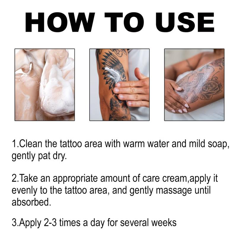 the ointment is easy to apply, and leaves the skin feeling fresh and non-sticky after application. It can moisturize the skin in the tattoo area