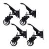 Workbench Casters Kit 900 Lbs Capacity Retractable Casters with Lifting Lowering Function for Bench Table Cabinet