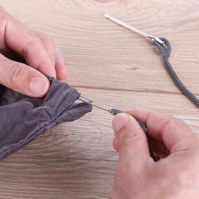 Edelstahl zitierte Clips elastische Gürtel tragen Seil Weben Werkzeugtasche Wickelseil Nähzubehör