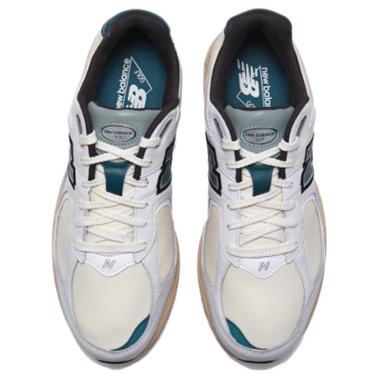 New Balance Nb 2002R Comfortable Sports Mesh Cushioning Durable Low-Top Running Shoes Men sneaker White Green MGS2002C