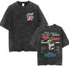 Rolig Debi Tirar Mas Fotos DTMF Vintage Tvättad T-shirt Bad Bunny Album 2026 Merch T-shirts Herr Dam Harajuku Överdimensionerad T-shirt