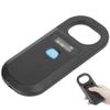 Animal Tag Reader Pet Supplies Portable Chip Scanner OLED Screen Handheld High Brightness(Black )