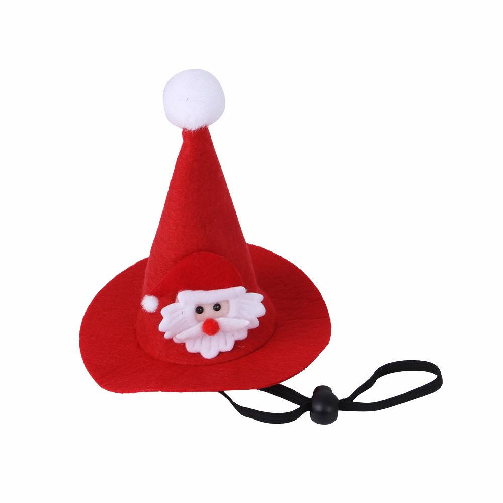

New pet headgear, Christmas dress up hat, small and medium-sized cat and dog funny accessories One size fits all