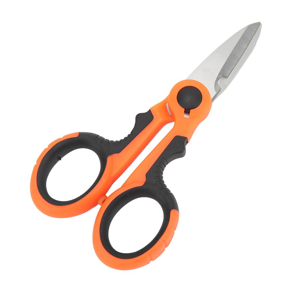 Fishing Line Scissors Small Portable Ergonomic Mini Fishing Scissors Fishing Line Cutters with Anti Slip Handle