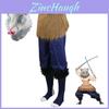 Demon Slayer Hashibira Anime Cosplay Costume Outfit For Halloween And Themed Parties