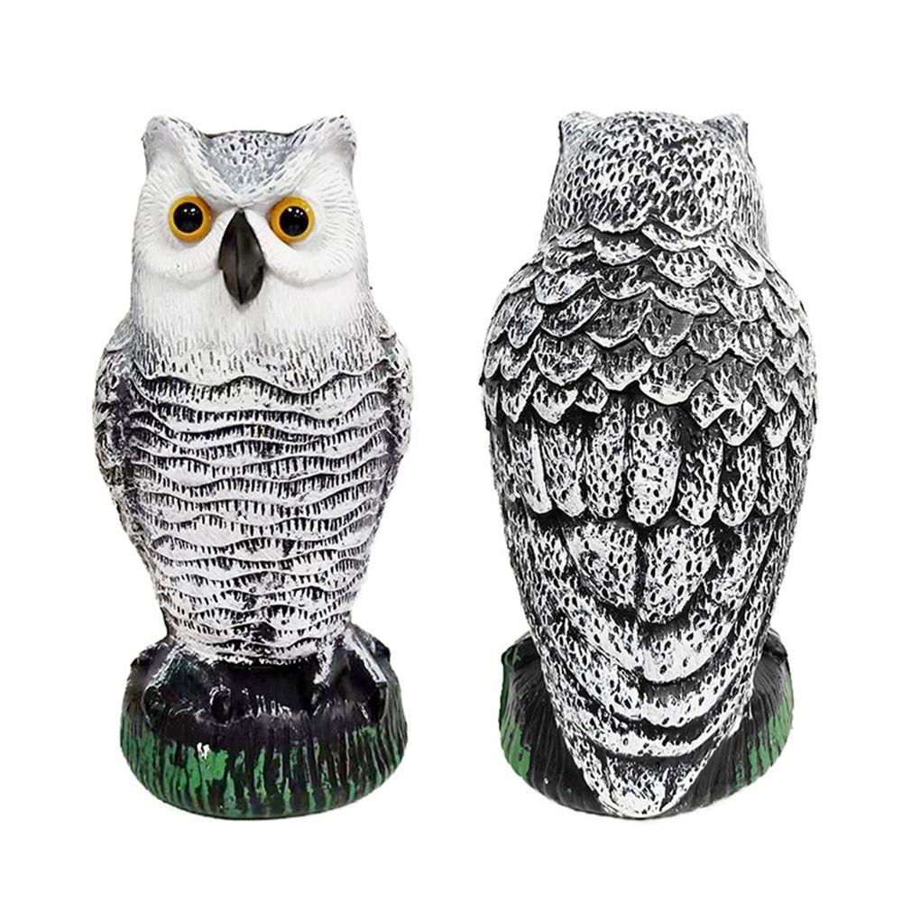 Sunscreen Owl Bird Deterrent Shaking Head Garden Decorations Flying Birds Simulation Owl Lawn