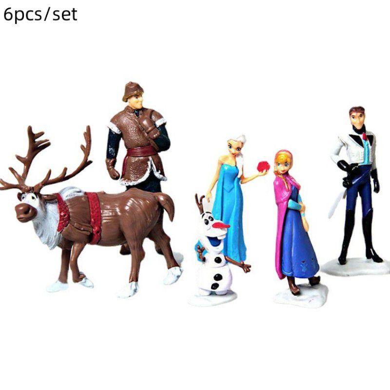 Disney Frozen Princess Figures Toy Blind Box With Anna Elsa Olaf Collectibles For Kids 3 Years Old And Up