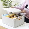 Dustproof Foldable Storage Moistureproof Dustproof Waterproof Plastic Bookcase Clothing Sundries Plastic Storage Box Organizer