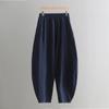 Women's Plus Size Cotton-Linen Zen Tai Chi Pants - 2025 Spring/Summer Retro Style