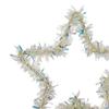 Christmas Tree Topper Star Lighted Star Decoration with Spiral Wire Base Xmas Tree Glittery Star for Festive Home Parties Decor