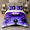 Set Biancheria da Letto 3 Pezzi, Solo Leveling 1 Copripiumino e 2 Federe, Biancheria da Letto Stampata Decorazione per Camera degli Ospiti