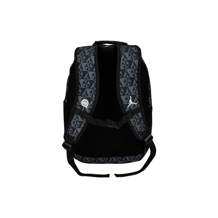 Jordan Quai 54 Retro Streetball Style Large Capacity Polyester Backpack Unisex Backpack Black JD2433011AD-001