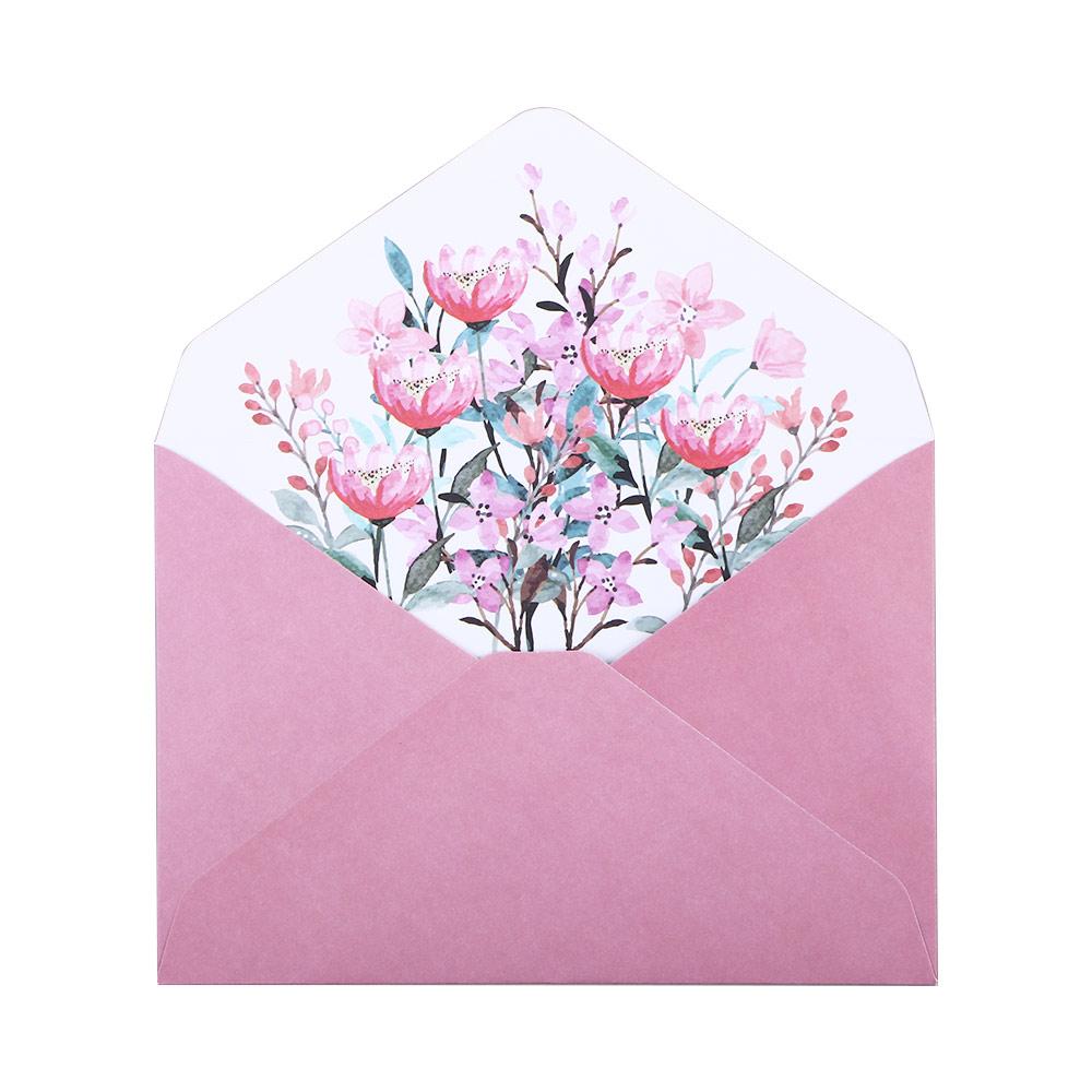 Wedding Birthday Party Gift Letter Pad Letter Paper Writing Paper Greeting Card Flowers Envelope