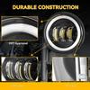2PCS 4.5 Inch Motorcycle Led Fog Light DRL 30W Waterproof 4 1/2 Auxiliary Passing Lamp For Motorcycles Harley Fog Lamp