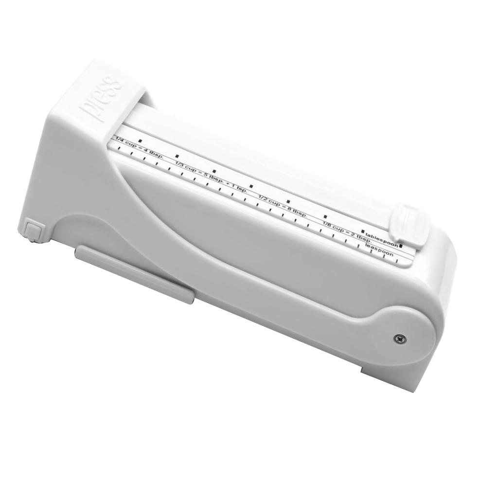 Couteau à Beurre et Fromage Distributeur Gradué Garde-tout Distributeur de Mesure Alimentaire Portatif Polyvalent Pour Fromage en Bloc Beurre