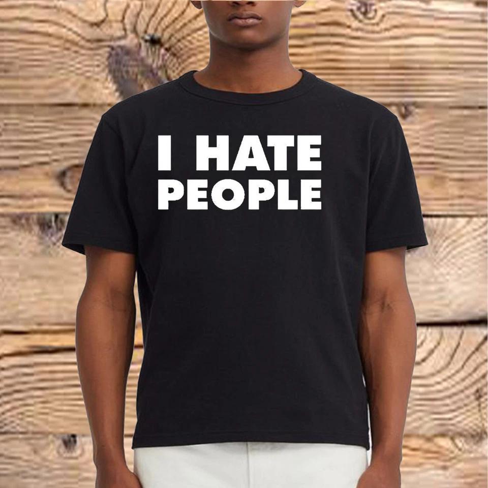 Mens I Hate People Funny Antisocial People Person Mens T-shirt #AV #P1 #PR M