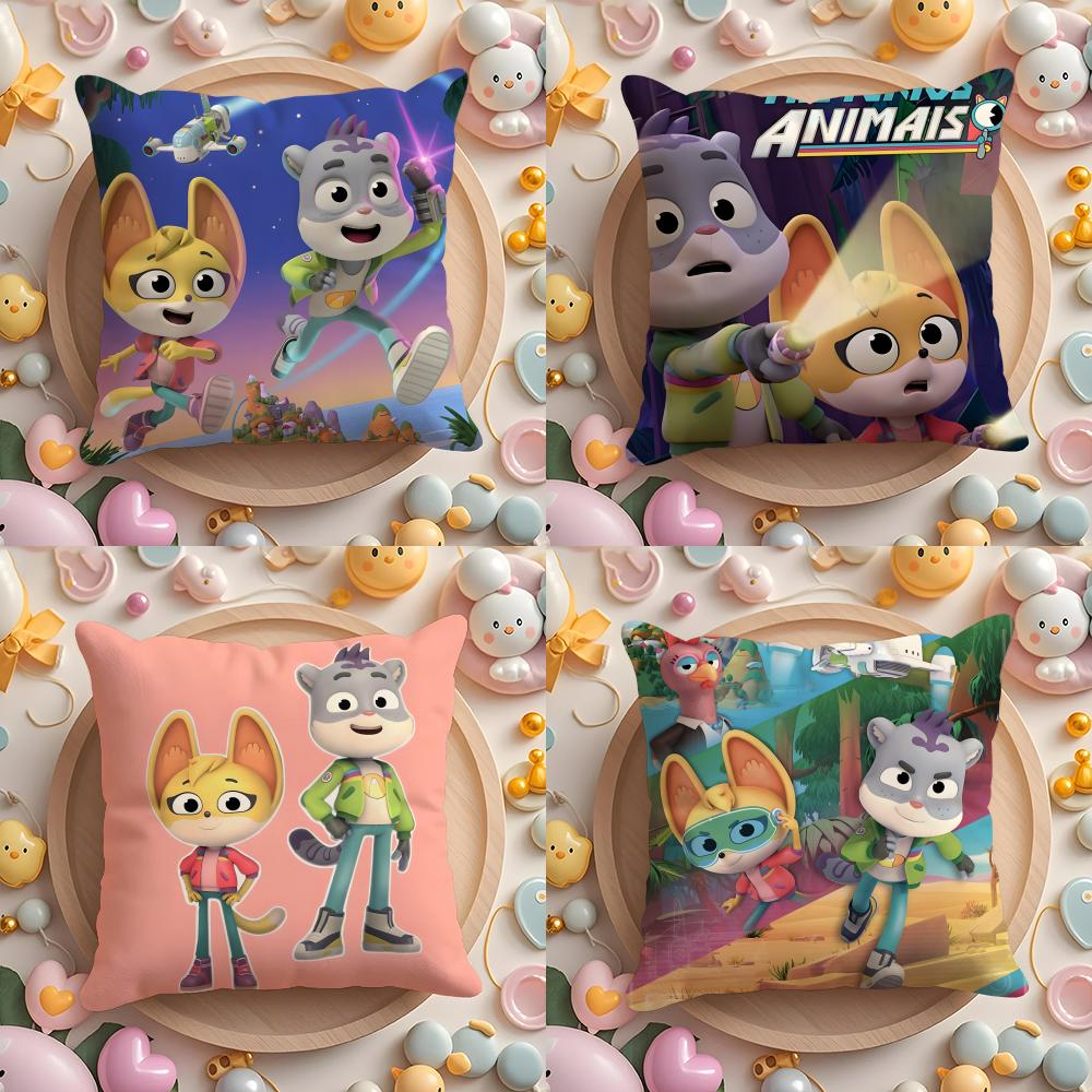 Federa Cuscino Anime The C-Creature Cases - Federa Cuscino Multi-Scena per Casa e Auto - Reversibile, Morbida e Resistente per l'Uso Quotidiano