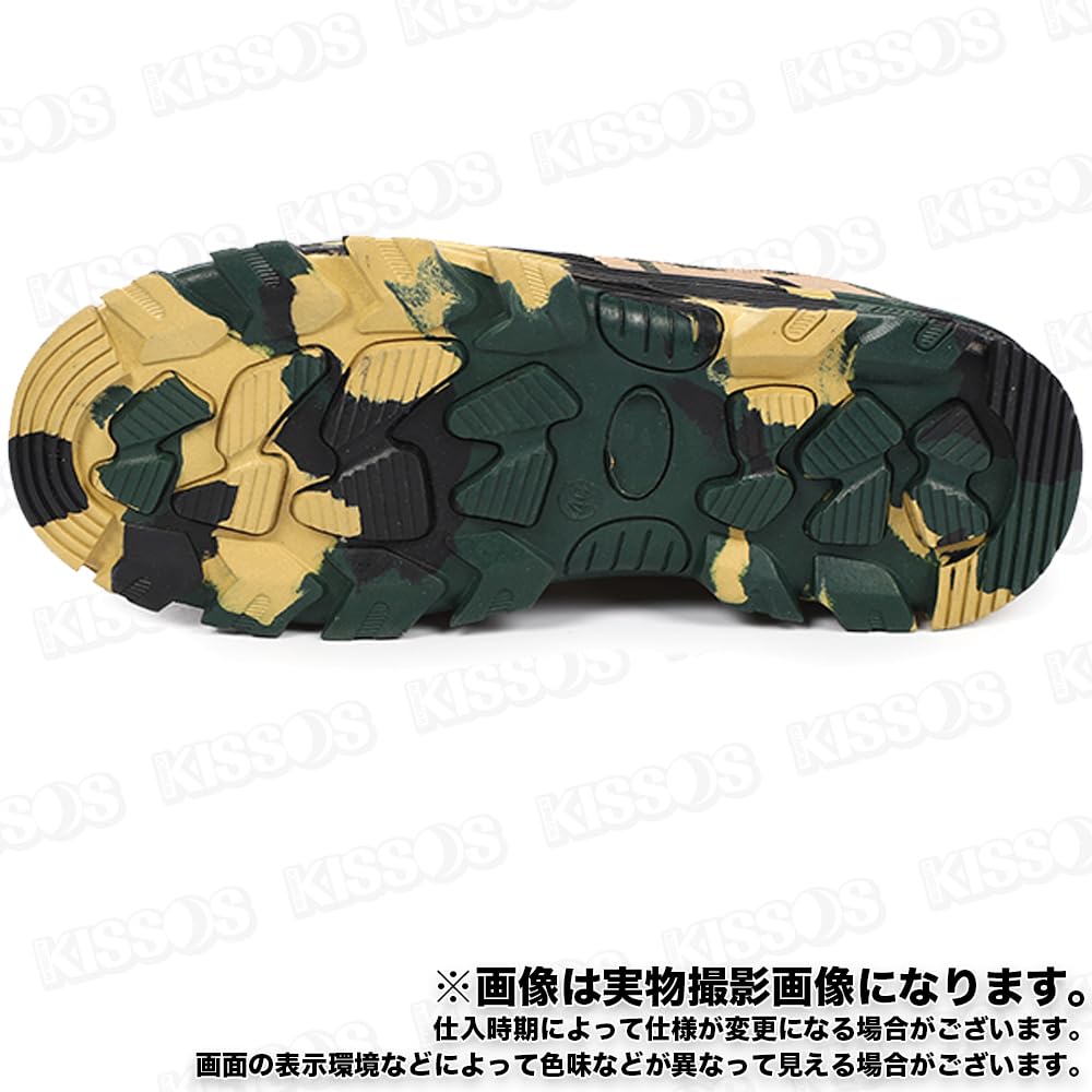 KISSOS Trekking Outdoor Sicherheit Leicht zu Gehen Japanischer Schuh Herrenschuhe, Sneaker, Rutschfest, Wasserdicht, Schuhe, Atmungsaktiv, Bequem, Leicht,