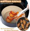 Bakplåtspapper - UGNSMATTA - Rund Pergamentpapper - 100 Stycken - 16 cm - Non-stick