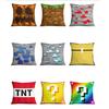 Minecraft Sofa Pillowcase Cushion Cover Home Decoration Steve Creeper Cartoon