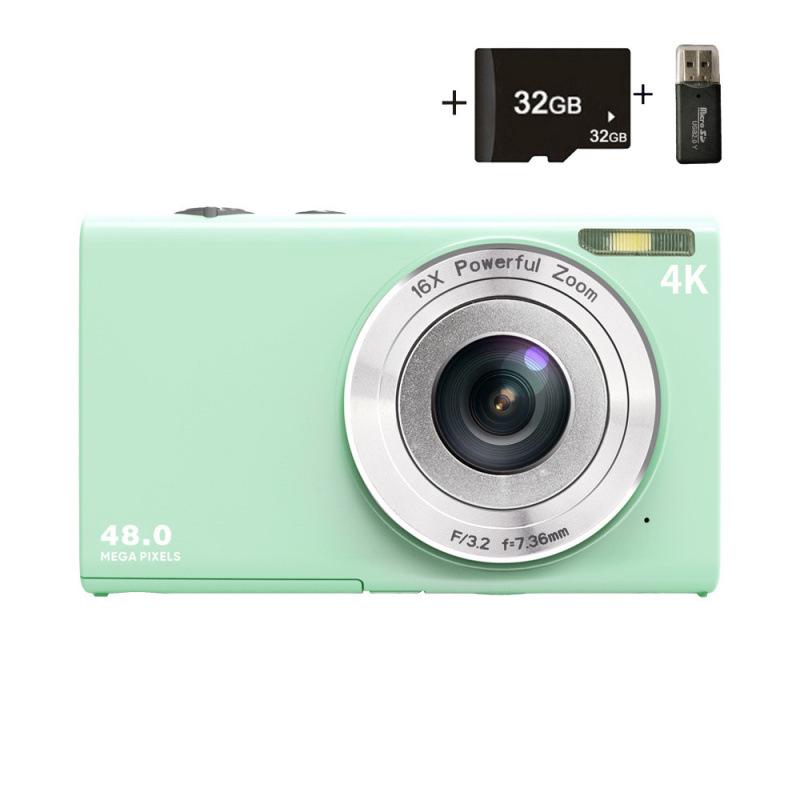 4K HD Digital Kids Camera, Home & Selfie Use, Mini Student Model DC402