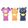 Squeaky Dog Toys for Small Dogs and Puppies Cartoon Shape Chew Toy Corn Velvet Interactive Chew Toy for Teeth Cleaning and Oral Care