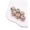 Children's Solid Color 16mm Wooden Beads - Colorful Round Beads for DIY Jewelry 
