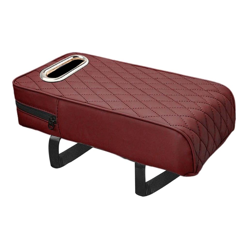 Arm Rest Pad Car Center Console Cover Universal PU Leather Car Armrest Box Cover