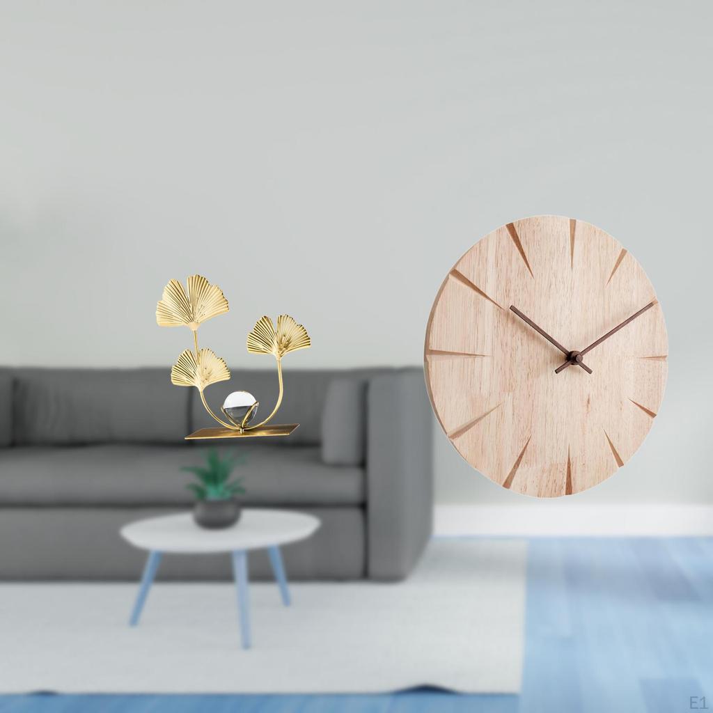 yWooden Timekeeper Sculpture Bookshelf Ornament Creative Decorative Gift for Modern Home Bedroom