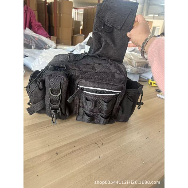 New Model Multi-functional Lure Backpack, Large Waist Bag, Tactical Cross-body Bag for Fishing, Fishing Rod Bag, Outdoor Bag