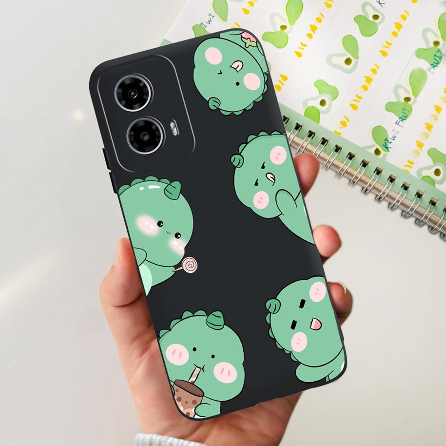 For Motorola Moto G24 Power Case 2024 New Fashion Flower Silicone Soft Back Cover For Moto G24 G34 Phone Case MotoG24 G 24 Coque