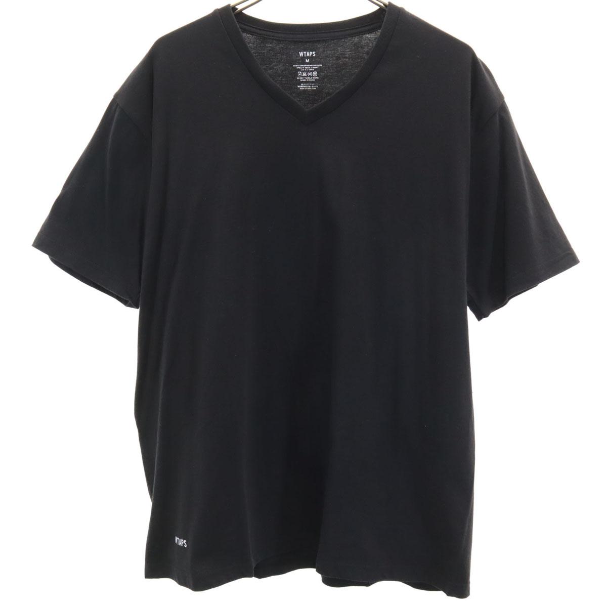 

WTAPS Short sleeve V neck T-shirt M black Neighborhood Plain Men s Used