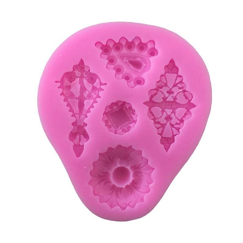 1 Pcs Diamond Shape Cake Molds Diamond Jewelry Silicone Cake 3d Decoration