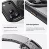 360° Rotating Kickstand Transparent Shockproof Phone Case for iPhone 17 Pro Max/Pro/Air with Full-Button Coverage