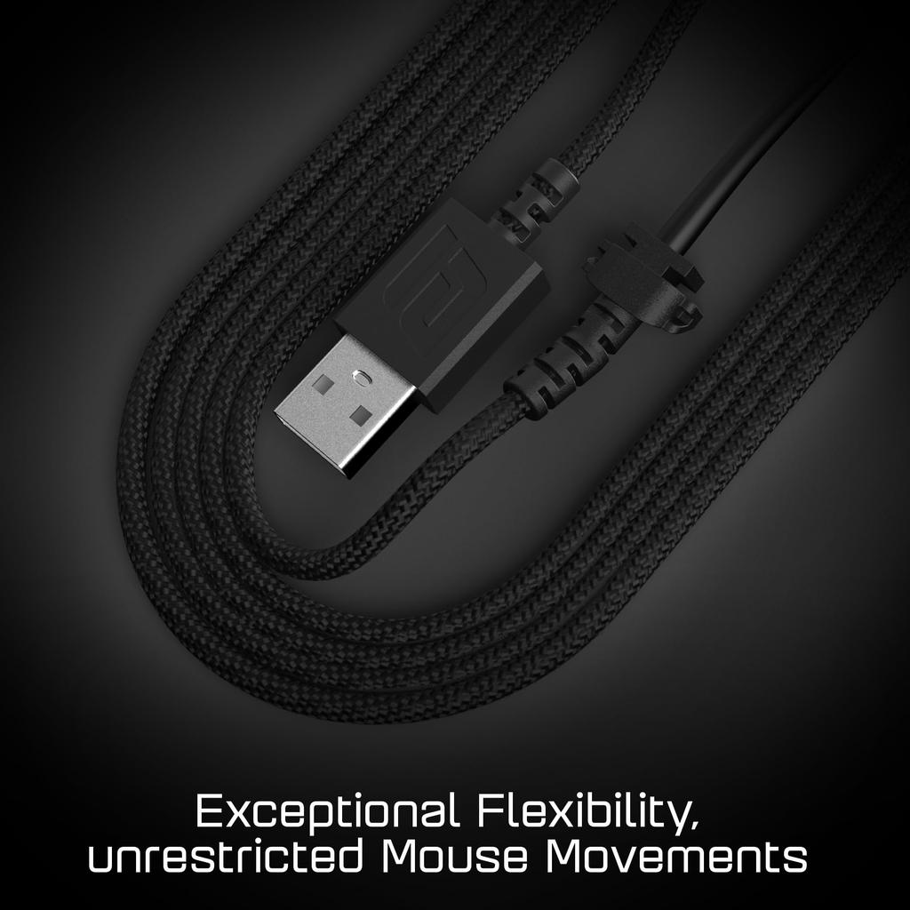 Endgame Gear OP1 Mouse Cable, Flex Cord 5.0, Black (EGG-OP1-FC5-BLK)